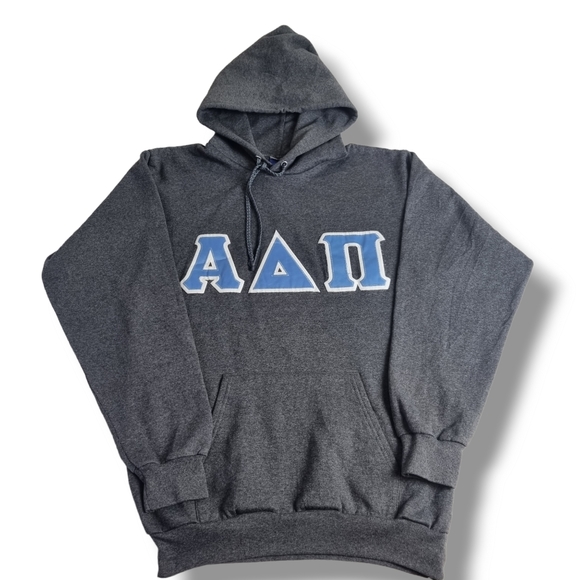 Champion USA Hoodie Grey Pullover Mens Hooded Sweatshirt Size Small. - Picture 4 of 6